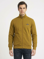 Il Granchio Man Zip Jacket Mustard