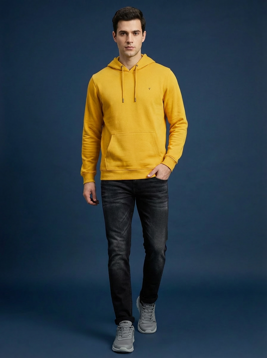 Van Heusen Man Hoodie Yellow