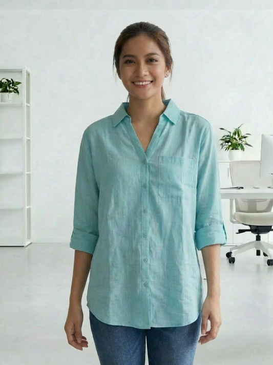 EK Lefties Ladies Shirt Sea Green