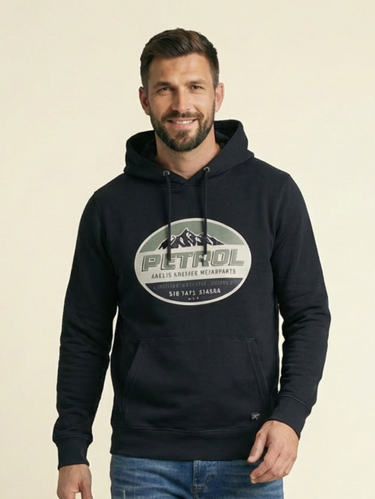 Petrol Man Hoodie Navy