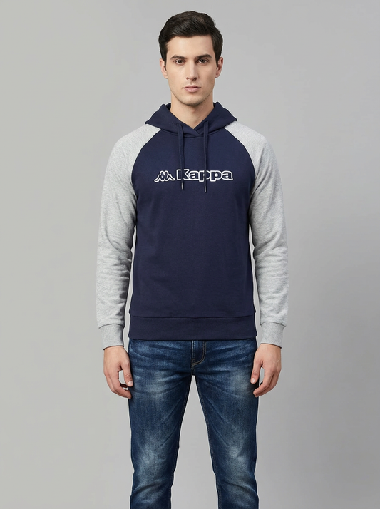 Kappa Man Hoodie Navy