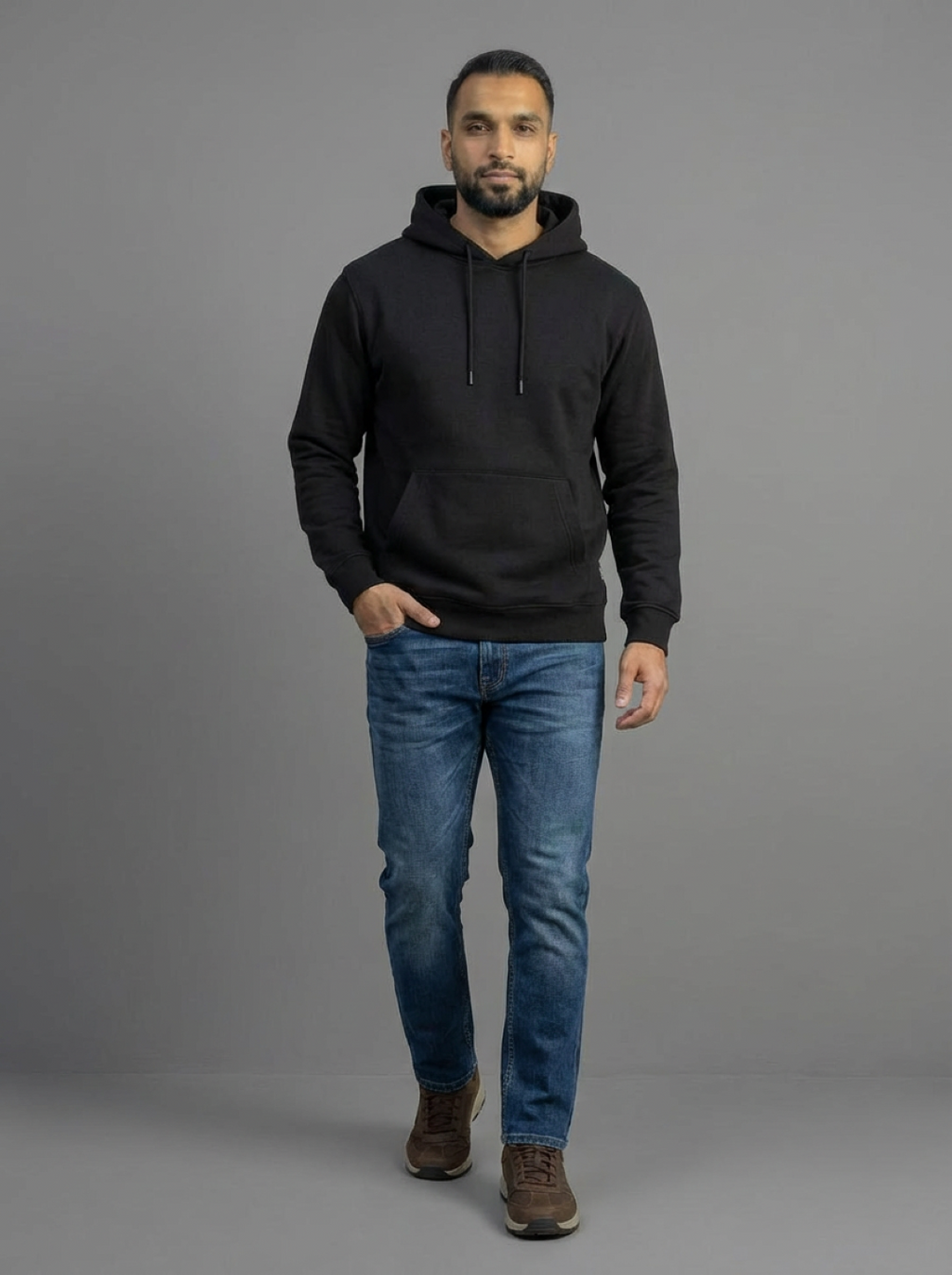 Admiral Man Hoodie Black