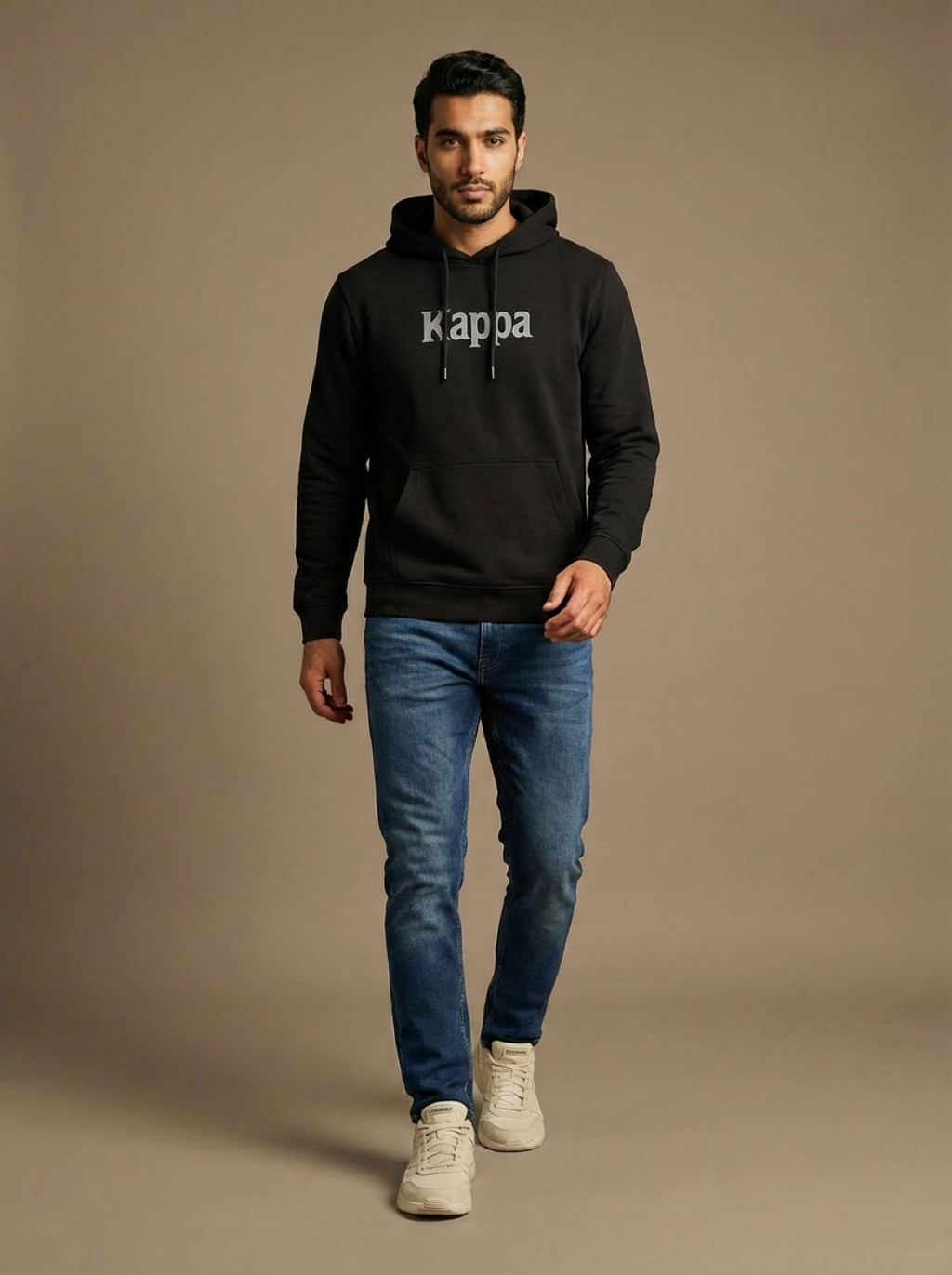 Kappa Man Hoodie Black