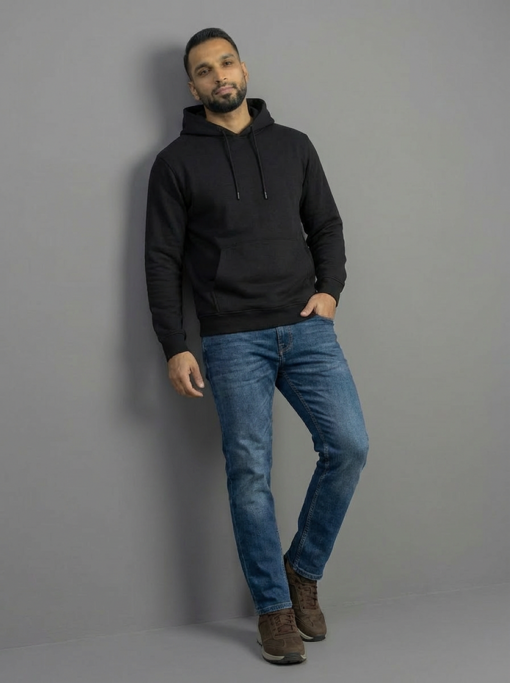 Admiral Man Hoodie Black