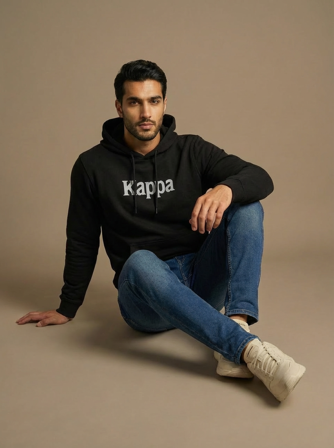 Kappa Man Hoodie Black