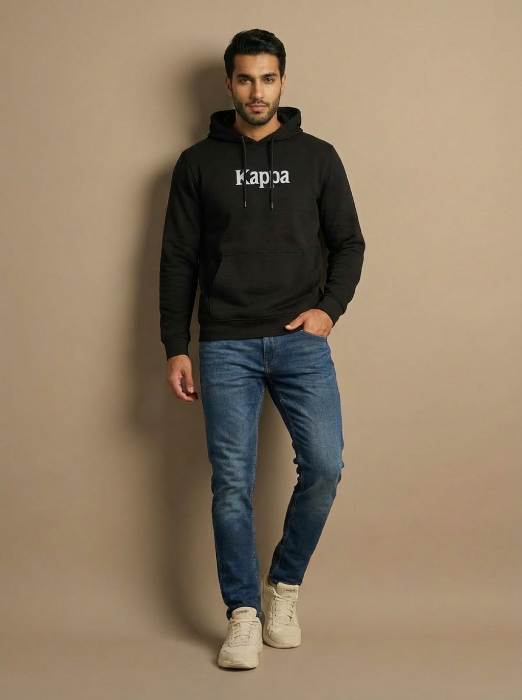 Kappa Man Hoodie Black