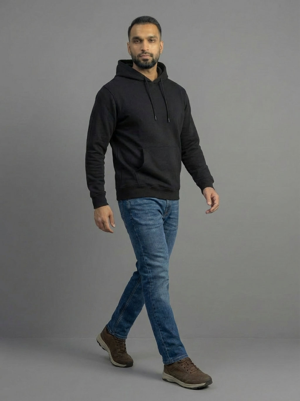 Admiral Man Hoodie Black