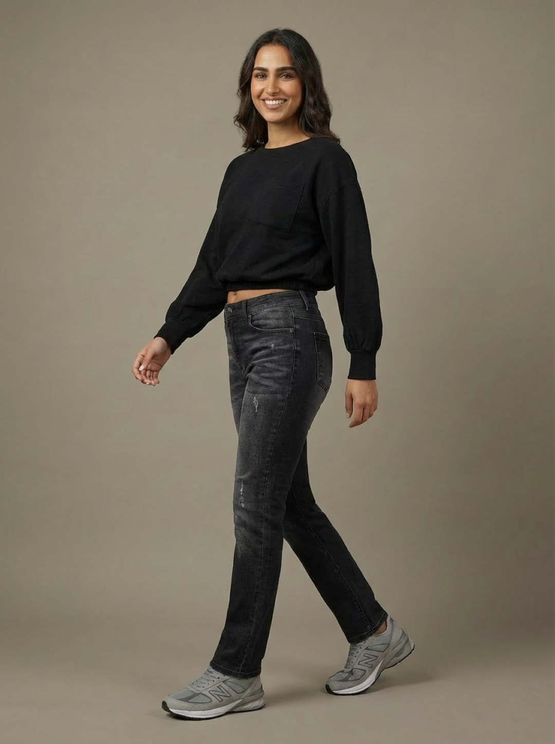 Calliope Ladies Sweatshirt Black