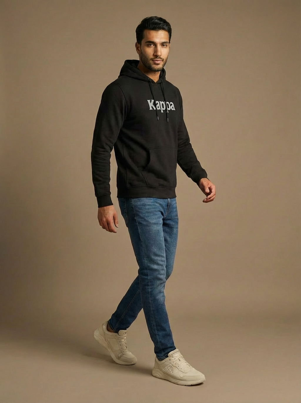 Kappa Man Hoodie Black