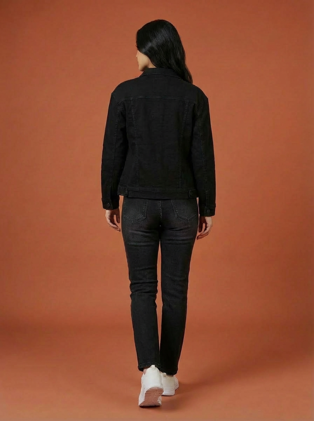Denim Ladies Jacket Black