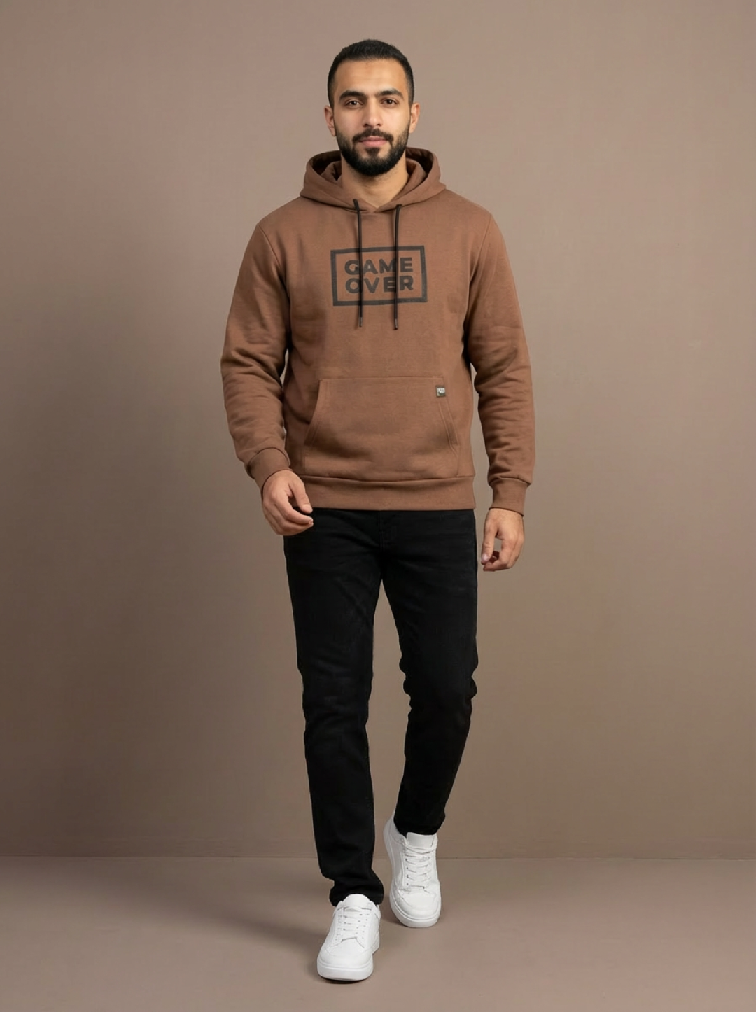 Admiral Man Hoodie Brown