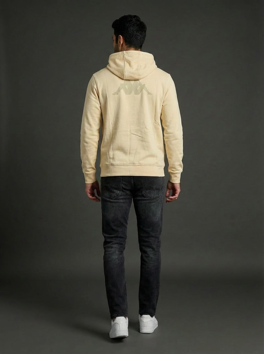 Kappa Man Hoodie Cream