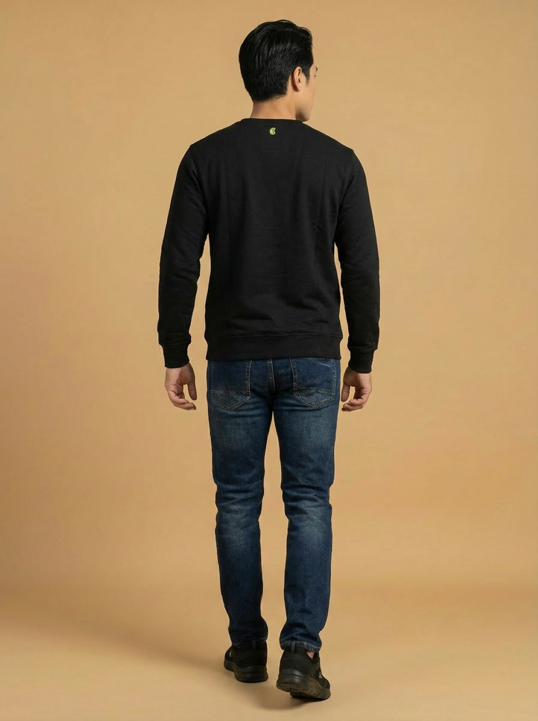 Cotton Belt Man Sweatshirt Black