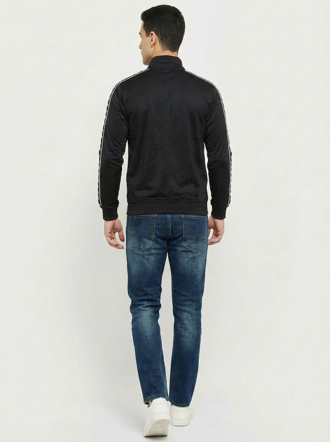 Kappa Man Zip Jacket Black