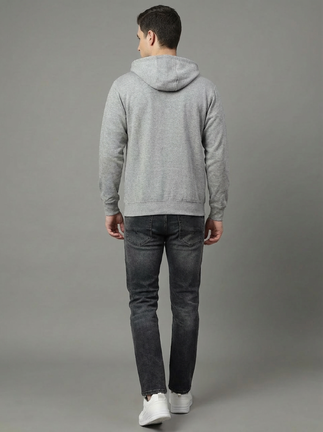 ATC Man Zip Hoodie Grey