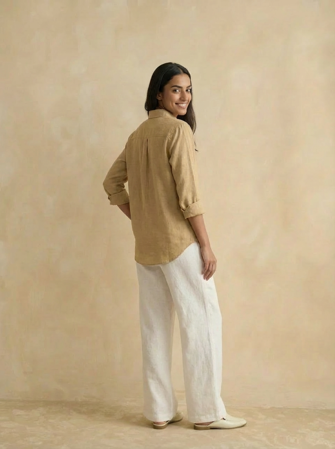 Lefties Ladies Shirt Beige