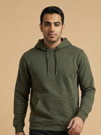 River Island Man Hoodie Olive