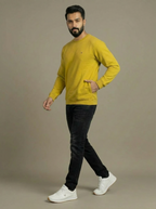 Allen Solly Man Sweatshirt Yellow