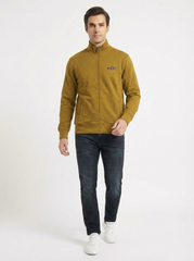 Il Granchio Man Zip Jacket Mustard