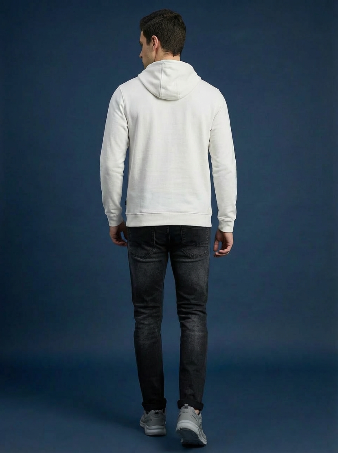 Van Heusen Man Hoodie White