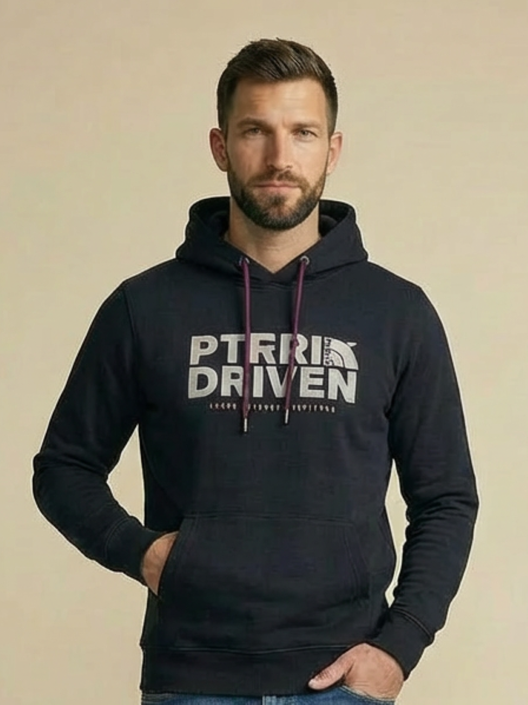Petrol Man Hoodie True Navy