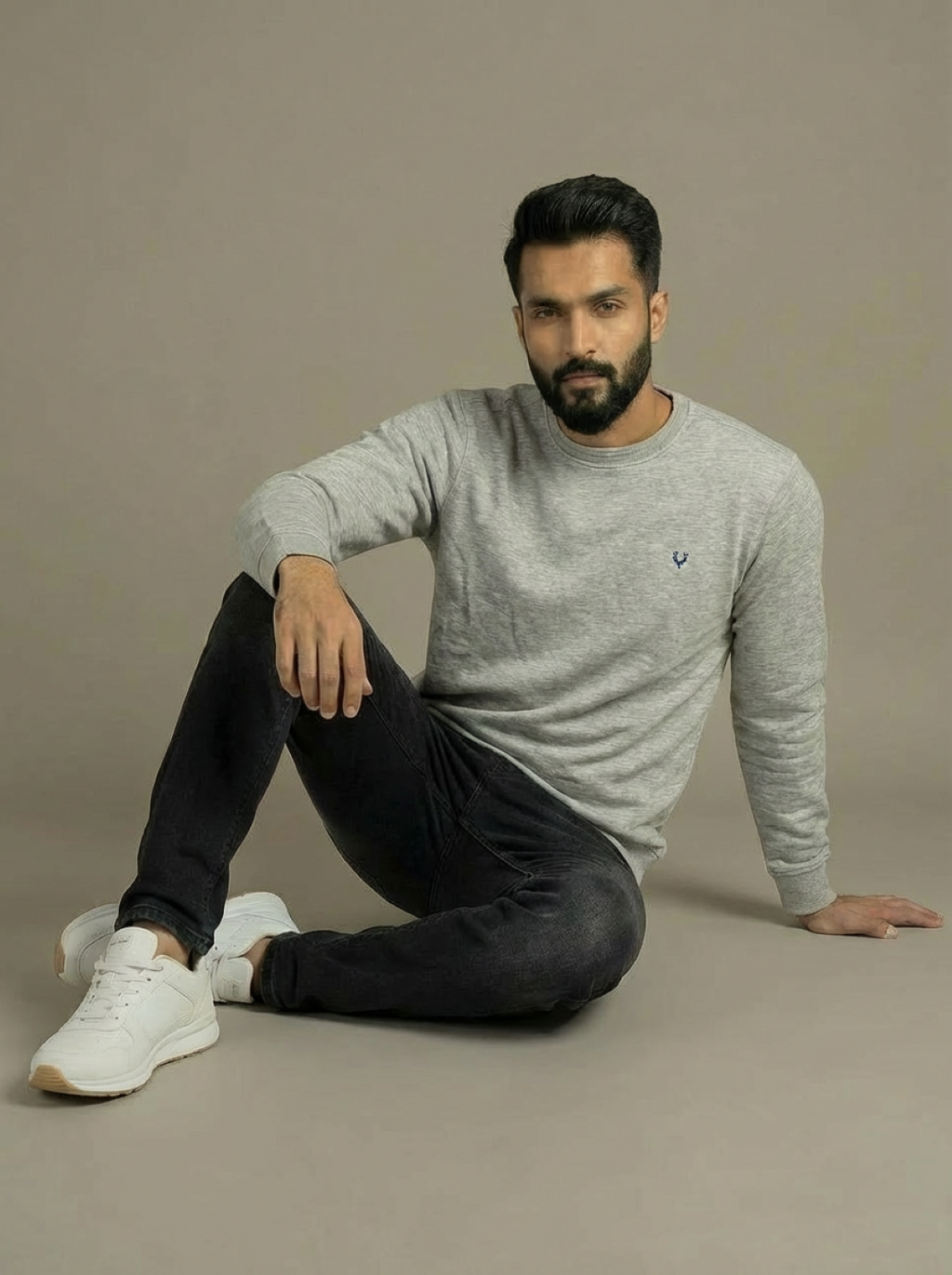 Allen Solly Man Sweatshirt Grey