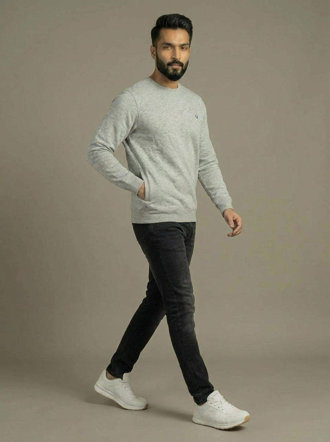 Allen Solly Man Sweatshirt Sport Grey