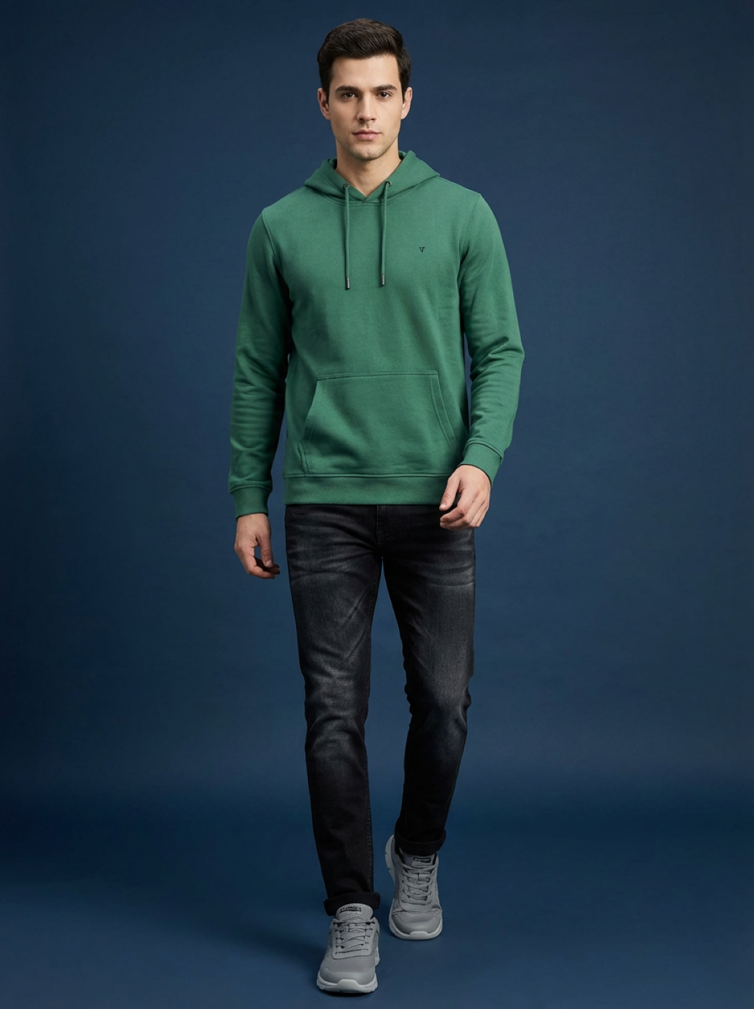 Van Heusen Man Hoodie Green