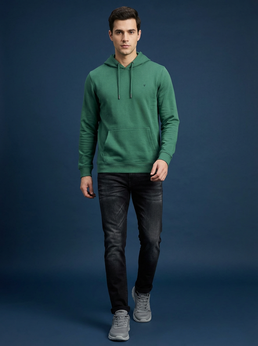 Van Heusen Man Hoodie Green
