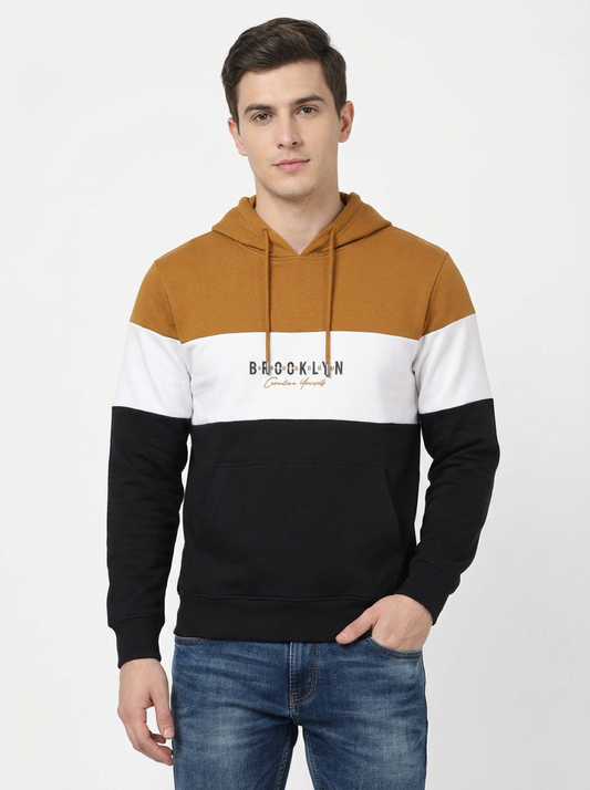 Clyton Man Pullover Hoodie Orange