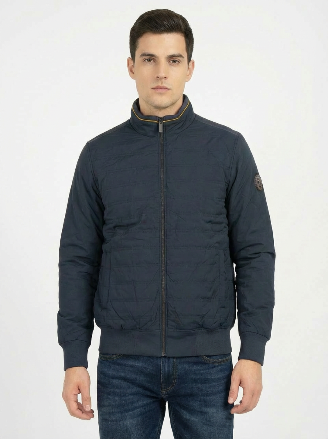 Il Granchio Man Zip Jacket Navy