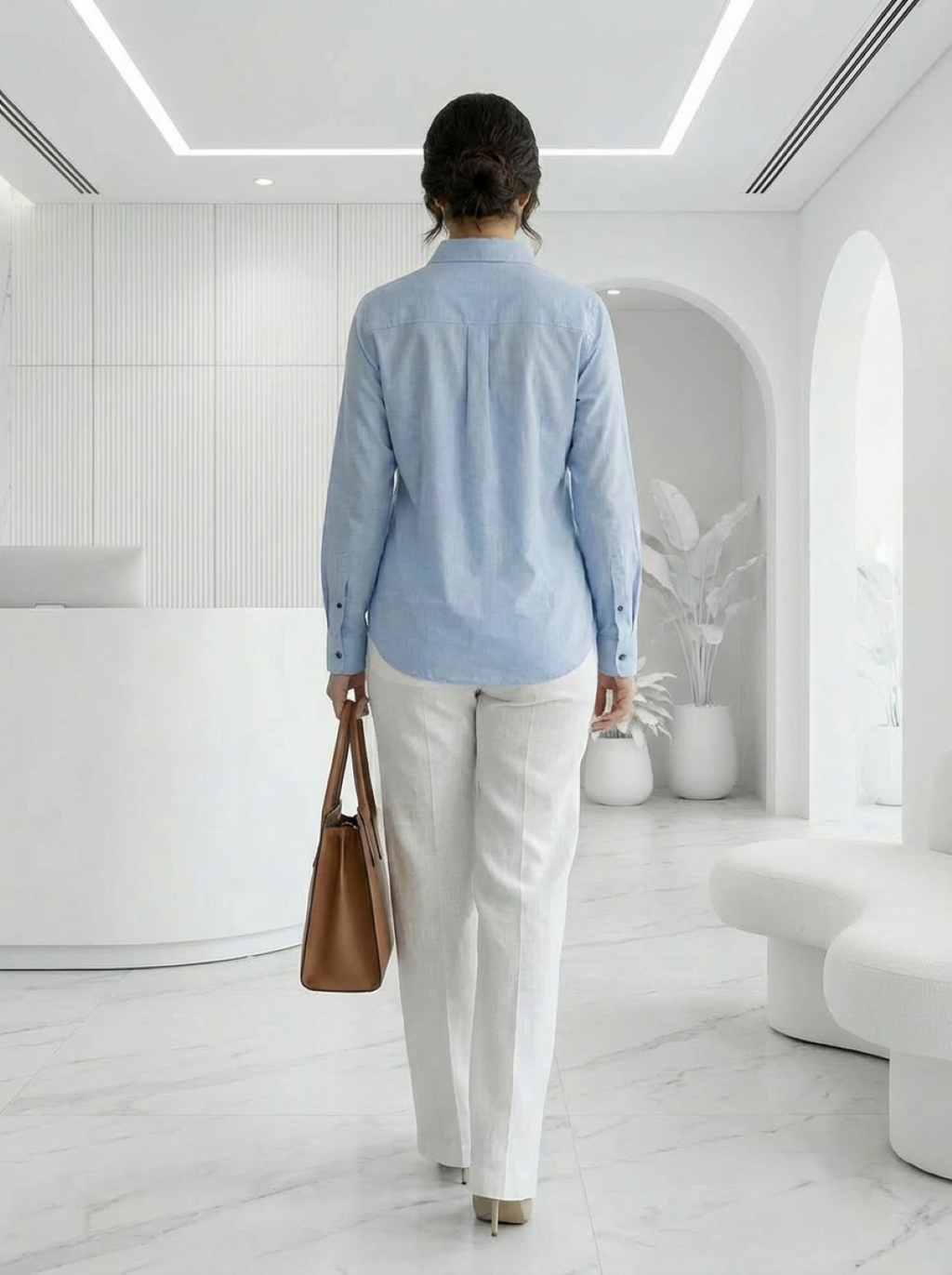 C&A Ladies Shirt Light Blue