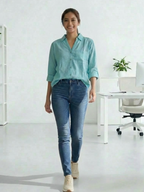 Lefties Ladies Shirt Sea Green