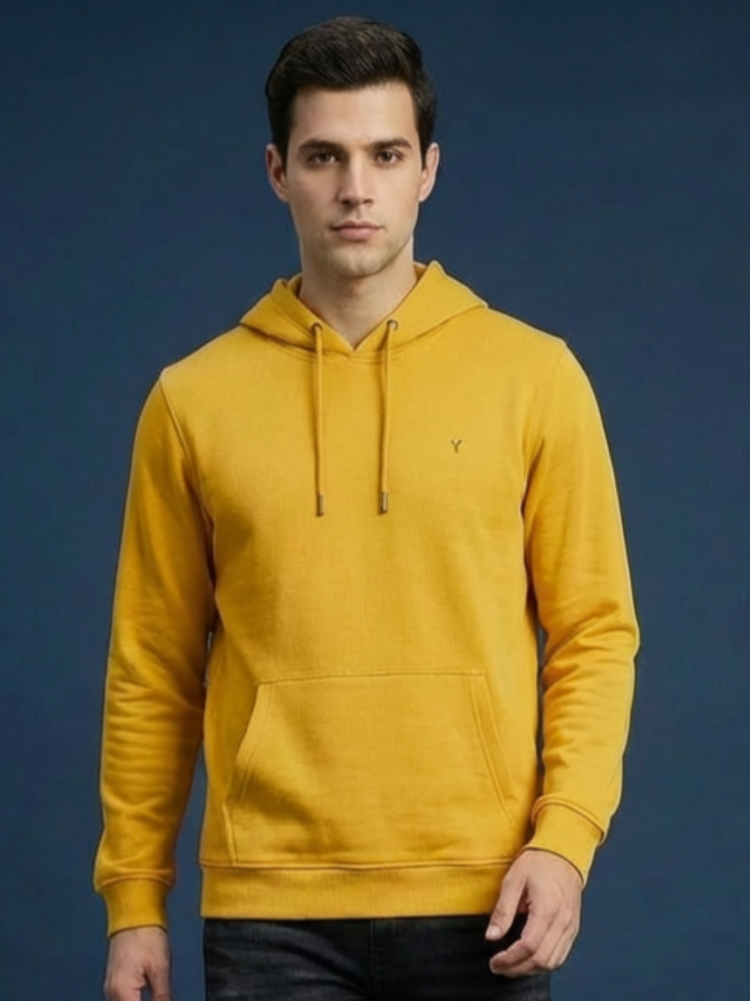 Van Heusen Man Hoodie Yellow