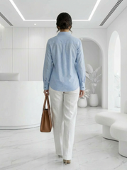 EK C&A Ladies Shirt Light Blue