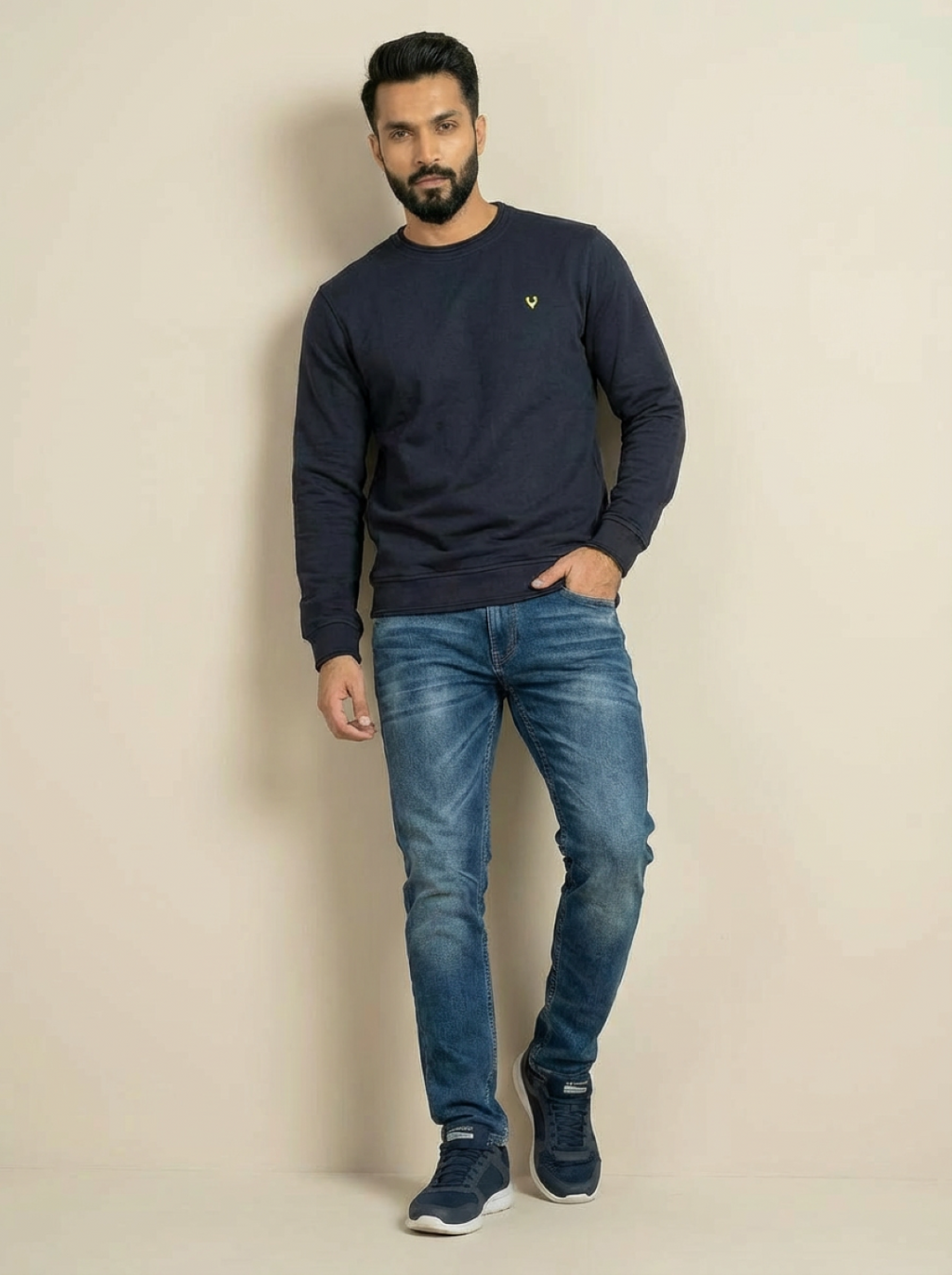 Allen Solly Man Sweatshirt True Navy