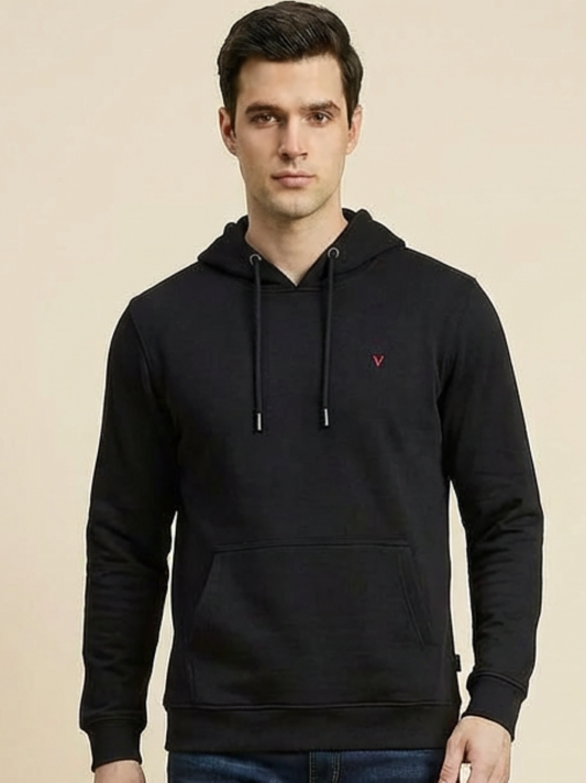 Van Heusen Man Hoodie Black