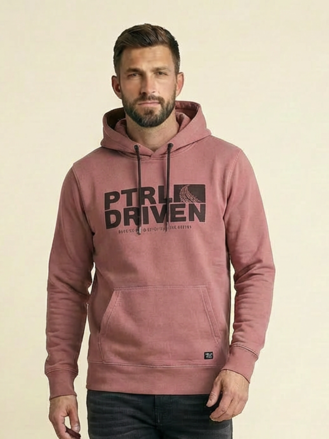 Petrol Man Hoodie Dusty Rose
