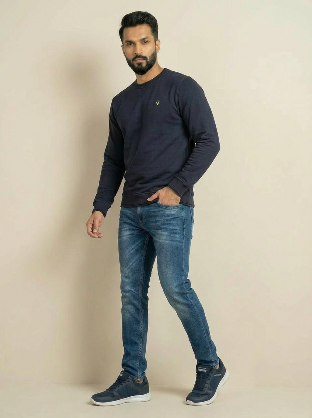 Allen Solly Man Sweatshirt True Navy