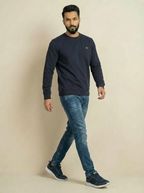 Allen Solly Man Sweatshirt True Navy