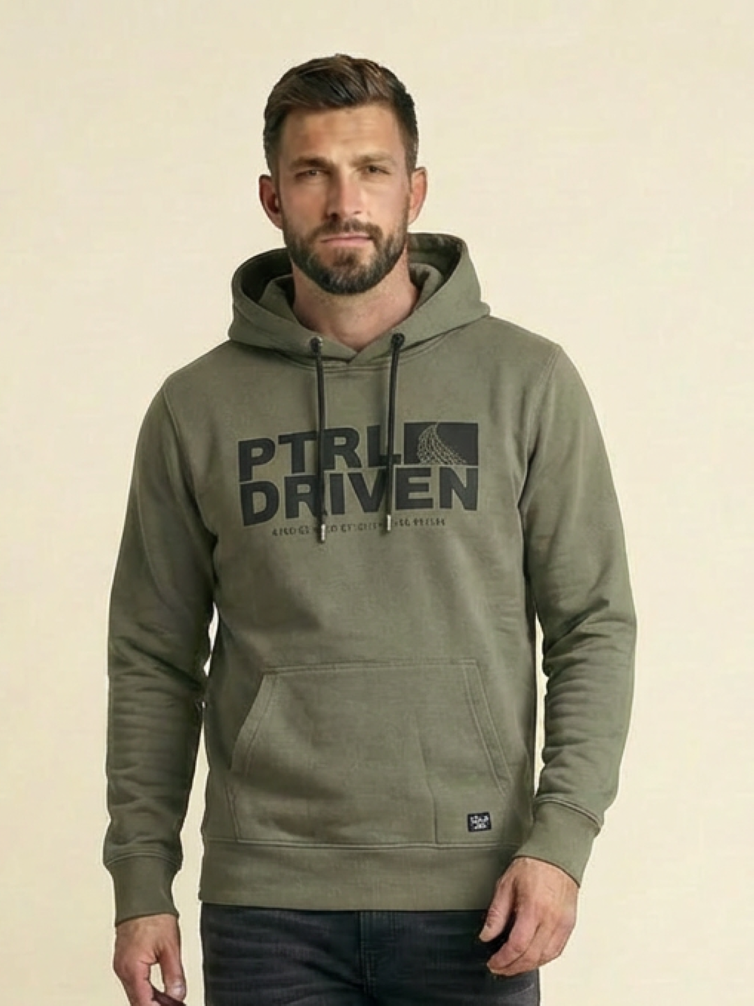 Petrol Man Hoodie Olive