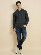 Van Heusen Man Hoodie Grey Navy