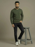 Allen Solly Man Sweatshirt Olive