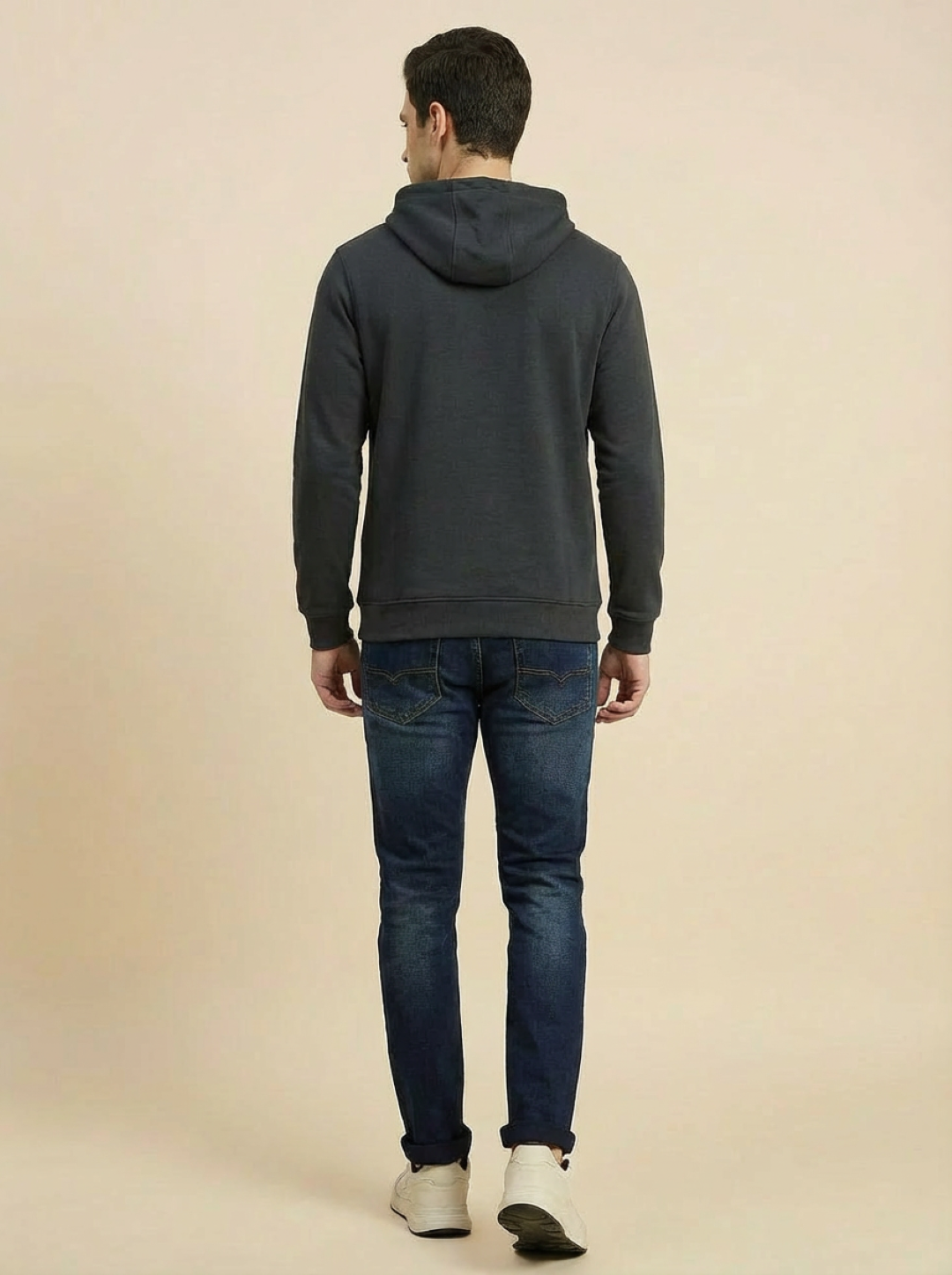 Van Heusen Man Hoodie Grey Navy