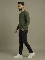 Allen Solly Man Sweatshirt Olive