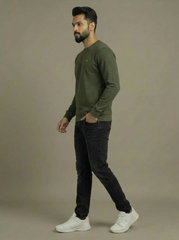 Allen Solly Man Sweatshirt Olive