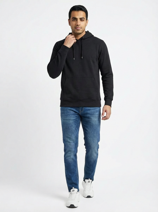 River Island Man Hoodie Black