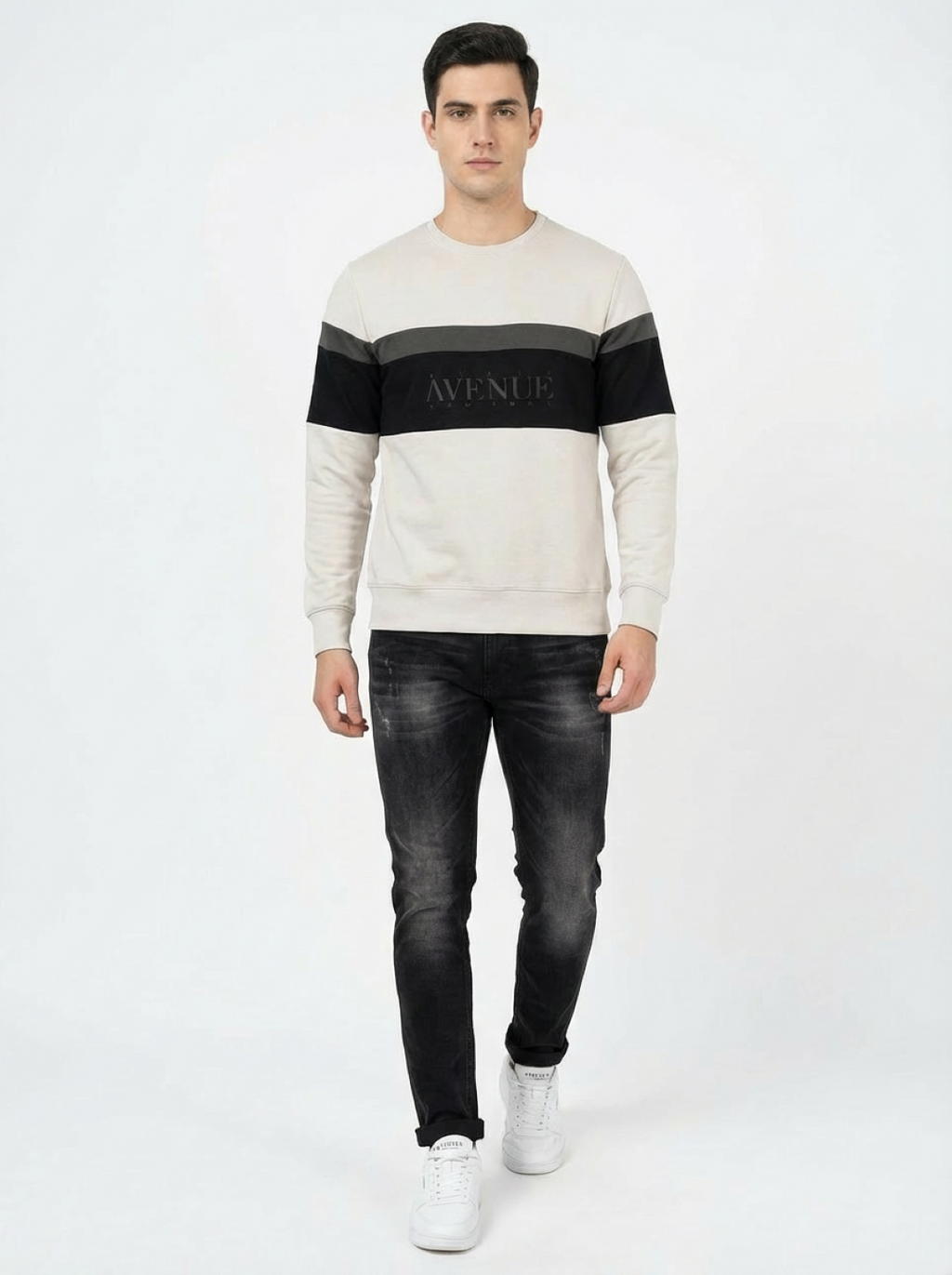 Clyton Man Sweatshirt White