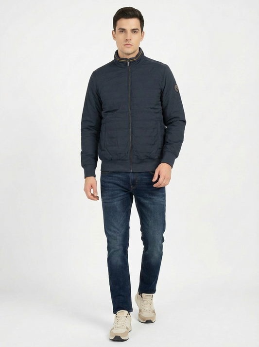 Il Granchio Man Zip Jacket Navy