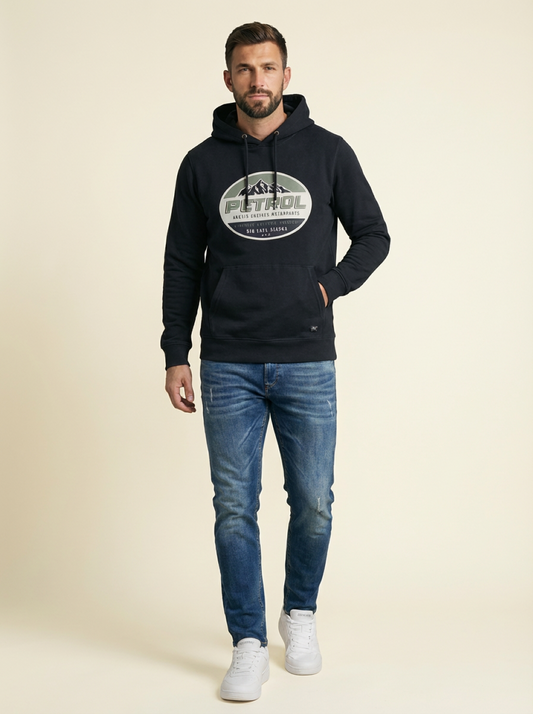 Petrol Man Hoodie Navy